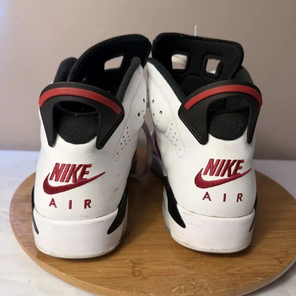 Air Jordan 6 Carmine White Red, 2021, Size 11.5, CT8529-106